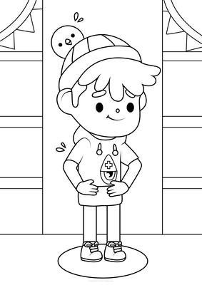 Toca Boca Boy and Bird