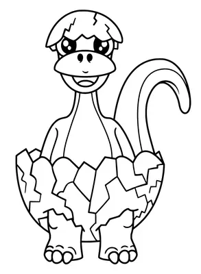 Dinosaurus in Ei
