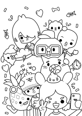 Toca Boca Group of Characters