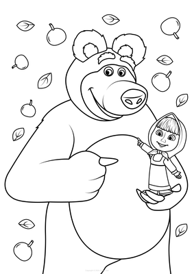Bear Holding Masha