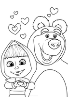 Masha and the Bear Love