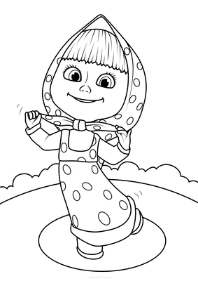Masha ziet er prachtig uit