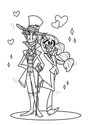 Hazbin Hotel Charlie Morningstar und Lucifer