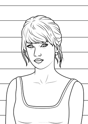 Taylor Swift in a simple shirt