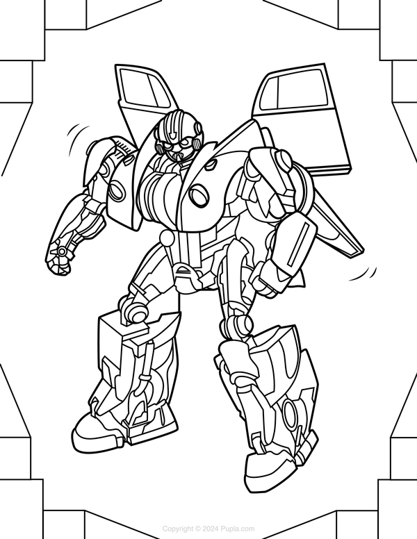 Coloriage Bumblebee