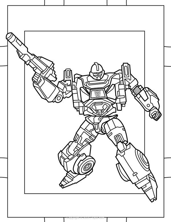 Ironhide Coloring Page