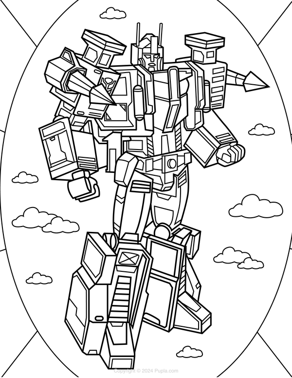 Ultra Magnus Coloring Page