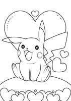 Cœurs de Pikachu
