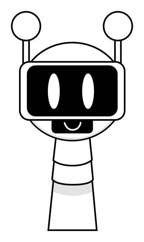 Sprunki Fun Bot Coloring Page