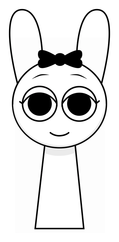 Sprunki Pinki Coloring Page