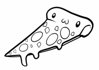 Kawaii Pizza Slice
