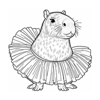 Capybara Tutu Dress