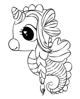 Hippocampe Kawaii