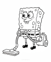 Spongebob Staubsaugen