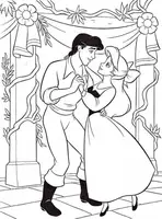 Ariel dansant avec le prince