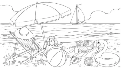 Día de playa con velero