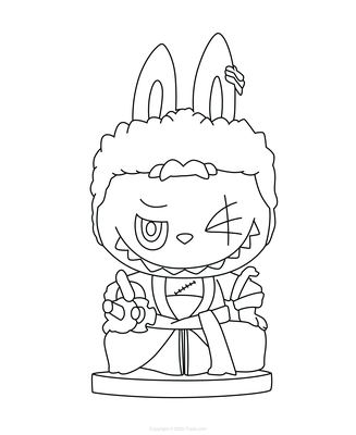 Labubu One Piece Roronoa Zoro