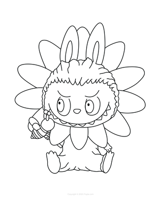 Labubu the Monsters Flower Elves