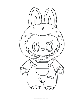 Labubu Time to Chill Vinyl Plush Doll