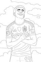 Lamine Yamal trademark celebration