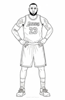 LeBron James hands on hips