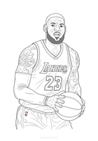 LeBron James ready to shoot