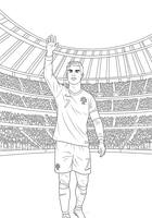 Ronaldo in a full stadium