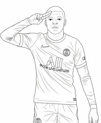 Celebración del gol de Mbappé