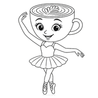 Ballerina Cappuccina Doing a Pose