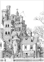 Haus High Castle Detailliert