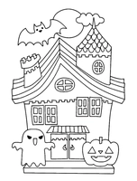 Gespenstisches Haus Halloween