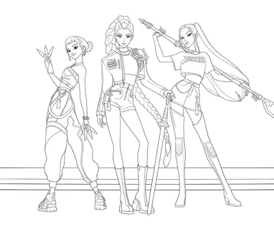 KPop Demon Hunters Huntrix Gruppe
