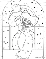 Huggy Wuggy Poppy Playtime Coloring Pages - Get Coloring Pages