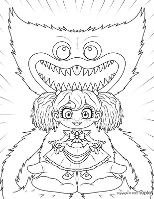 Huggy Wuggy & Niedliches Mädchen