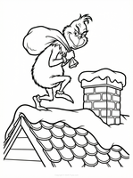 The Grinch on a Roof