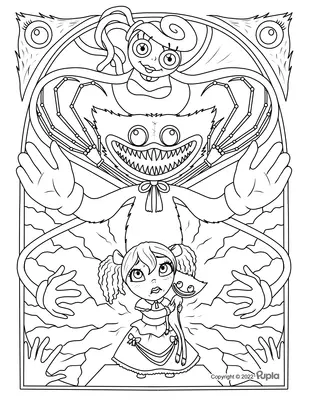 Scary Huggy Wuggy & Girls