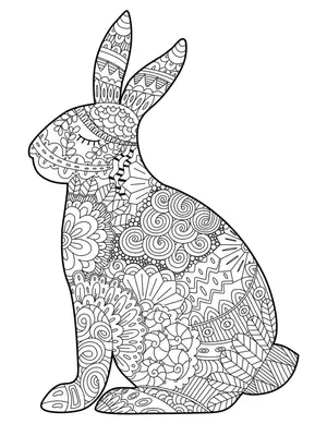 Easter Bunny Mandala