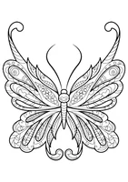 Ornements en forme de papillon