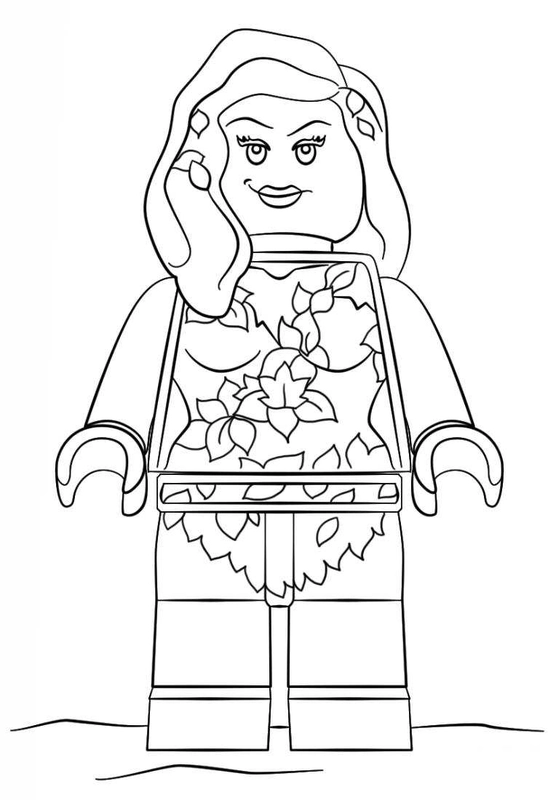 Lego Movie Poison Ivy Coloring Page