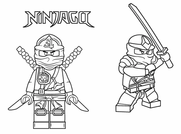 Lego Ninjago Coloring Page