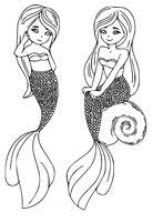 Meerjungfrauen Schwestern