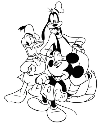 Mickey Mouse, Donald Duck et Goofy