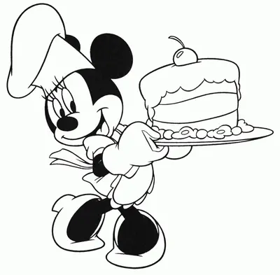 Gâteau Minnie Mouse