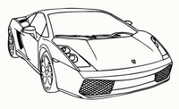 Voiture de course Lamborghini