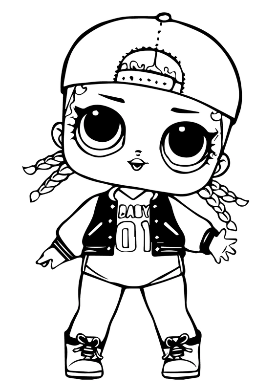 LOL OMG Swag Coloring Page Printable Coloring Page For Kids