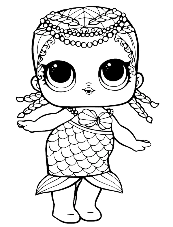 LOL Dolls Coloring Pages - Best Coloring Pages For Kids