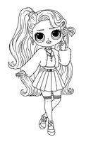 LOL Surprise OMG Swag Fashion Doll Coloring Page in 2023