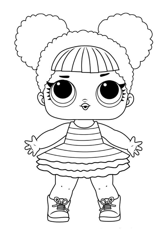 L.O.L. Surprise! Queen Bee Coloring Page