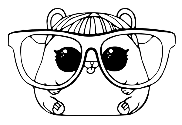 L.O.L. Surprise Big Glasses Coloring Page