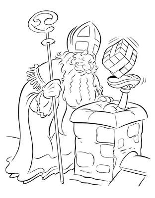Sinterklaas & Piet bij de Schoorsteen